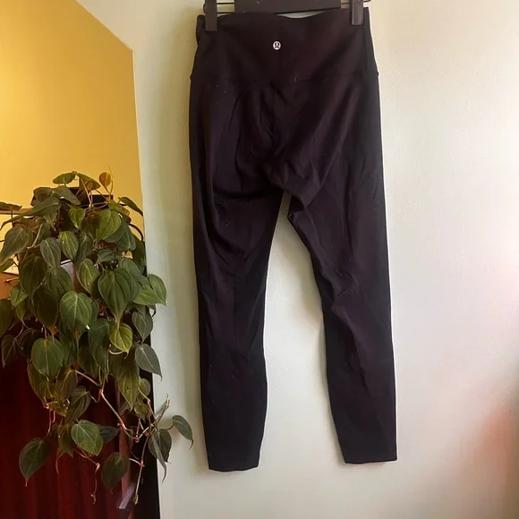 Black High-Waisted LuluLemon Leggings - Picture 5 of 5